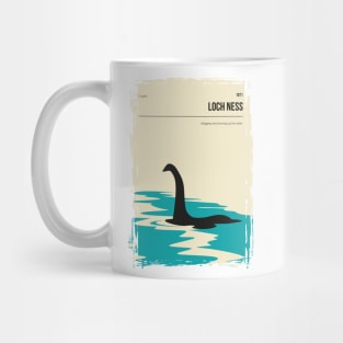 Loch Ness Scotland Cryptid Book Cover Poster Mug